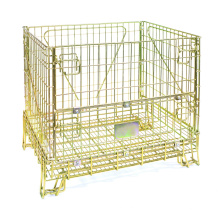 Conteneur de cage de stockage en métal pliable